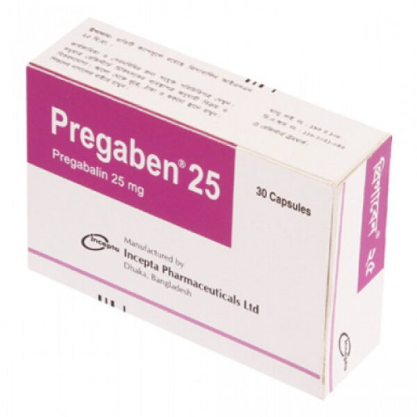 Pregaben 25mg 10pcs