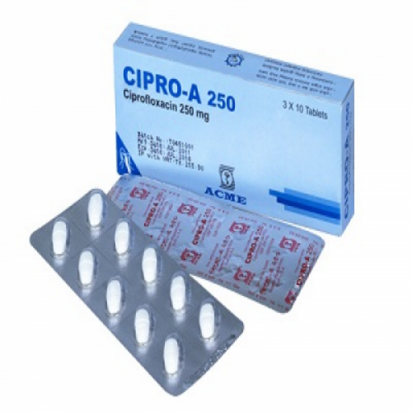 Cipro-A 250mg 10Pcs