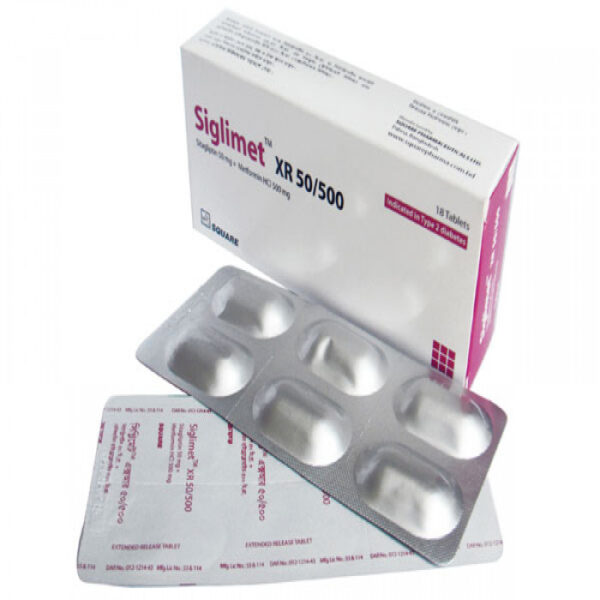 Siglimet XR 50/500mg 6pcs