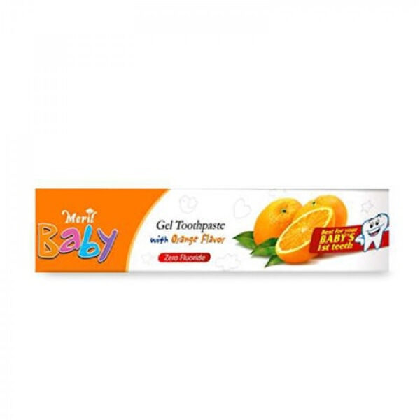 Meril Baby Gel Toothpaste (Orange) 45gm