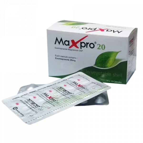 Maxpro 20mg Capsule 14pcs