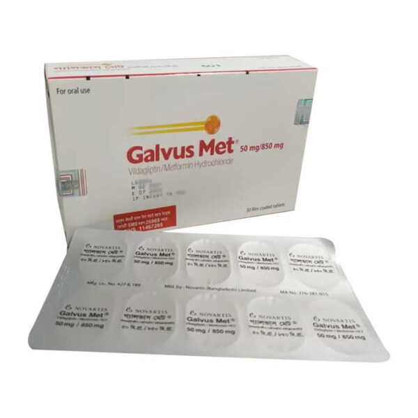 Galvus Met 50/850mg 10pcs