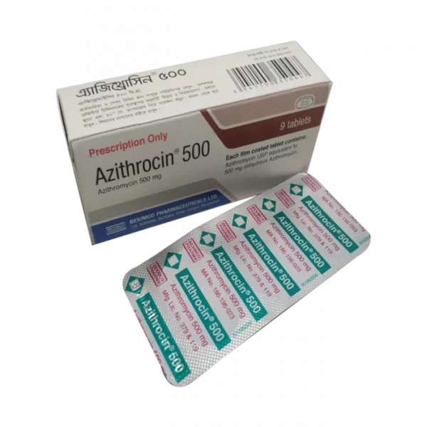 Azithrocin 500mg Tablet