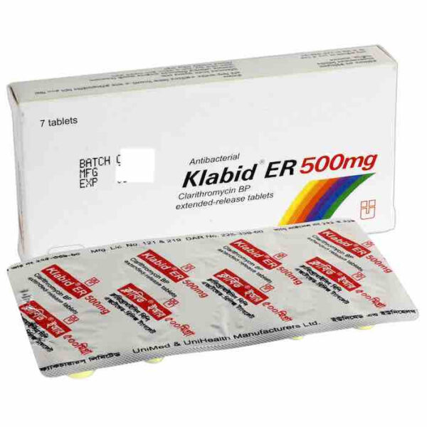 Klabid ER 500mg 7pcs