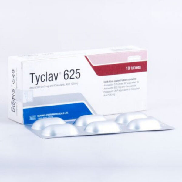 Tyclav 625mg 6pcs