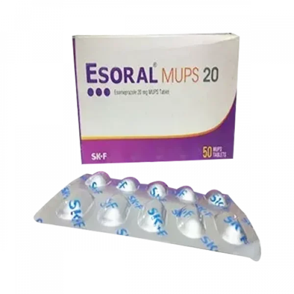 Esoral Mups 20mg 10pcs