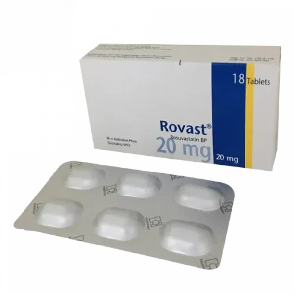 Rovast 20mg 6pcs