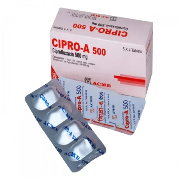 Cipro-A 500mg 4pcs