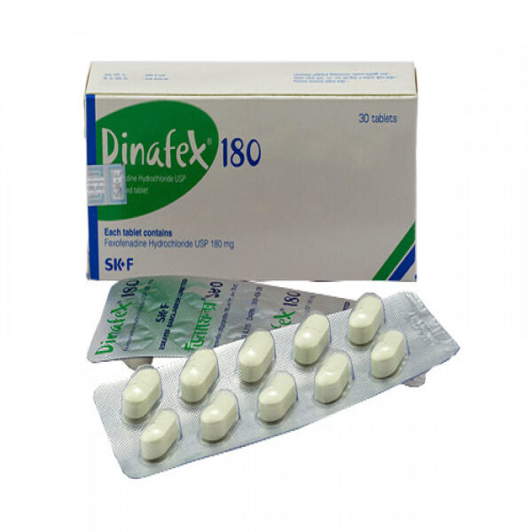 Dinafex 180mg 10pcs