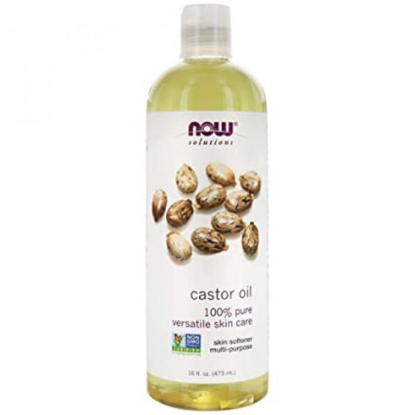 NOW Solutions, Castor Oil, 100% Pure Versatile Skin Care, Multi-Purpose Skin Softener, 118 ml, USA