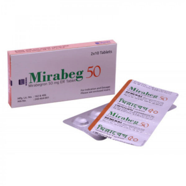 Mirabeg ER 50mg 10pcs